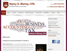 Tablet Screenshot of ndmurraycpa.com